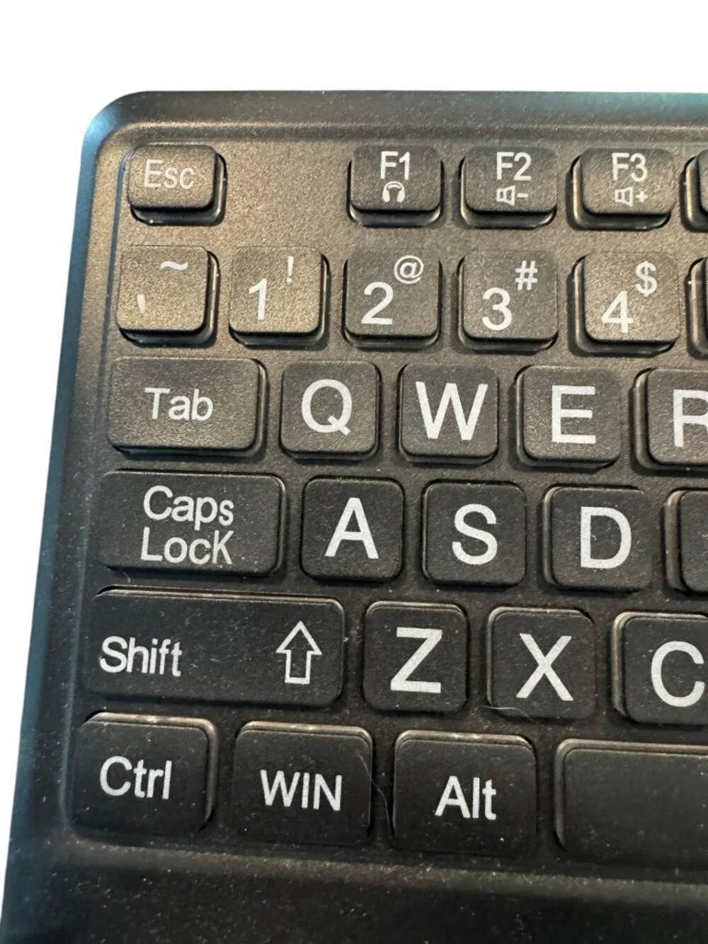 Wired Backlit 104-Key Keyboard With Numeric Keypad USB Connection Black